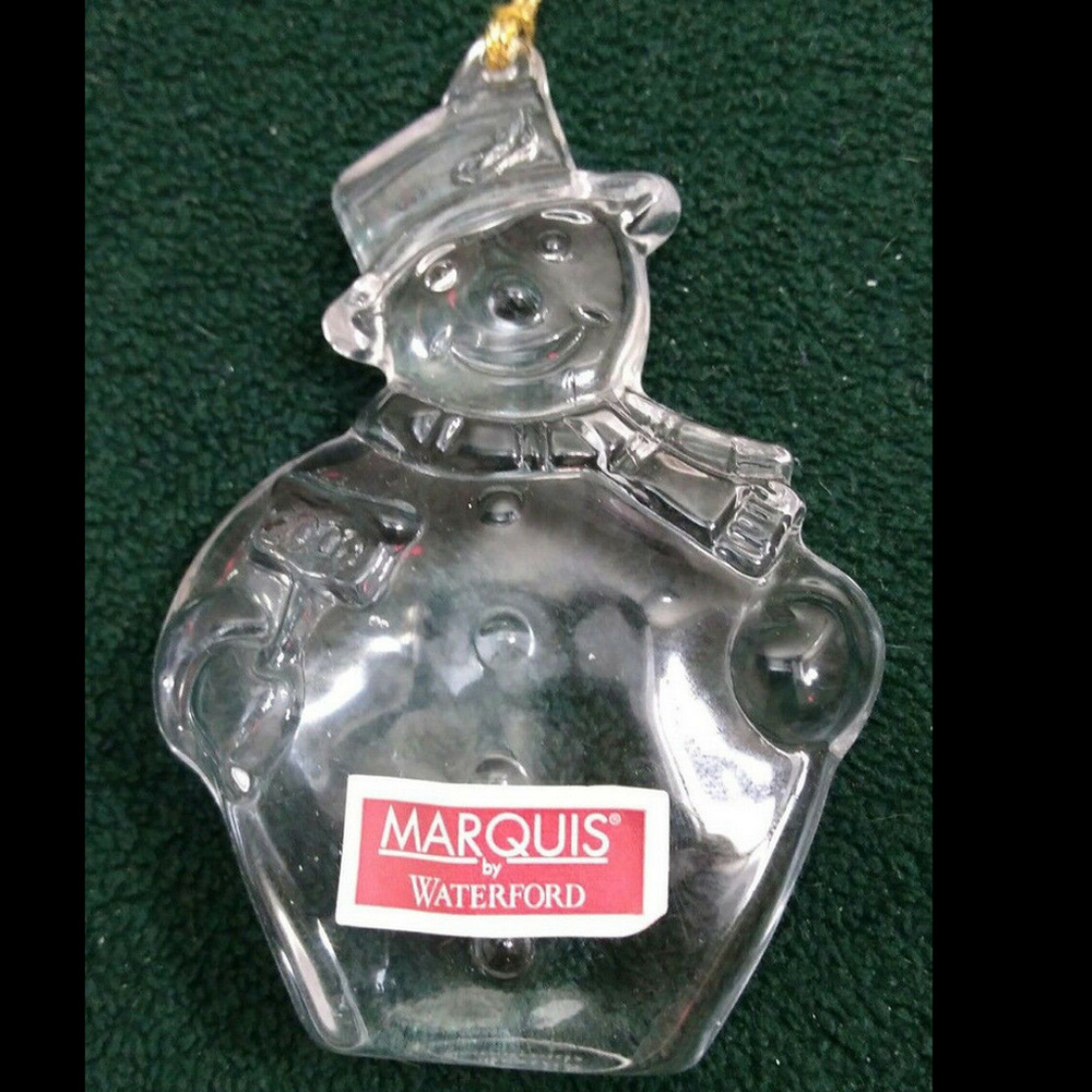 Marquis by Waterford Crystal Ornamemt 2008 SNOWMAN
